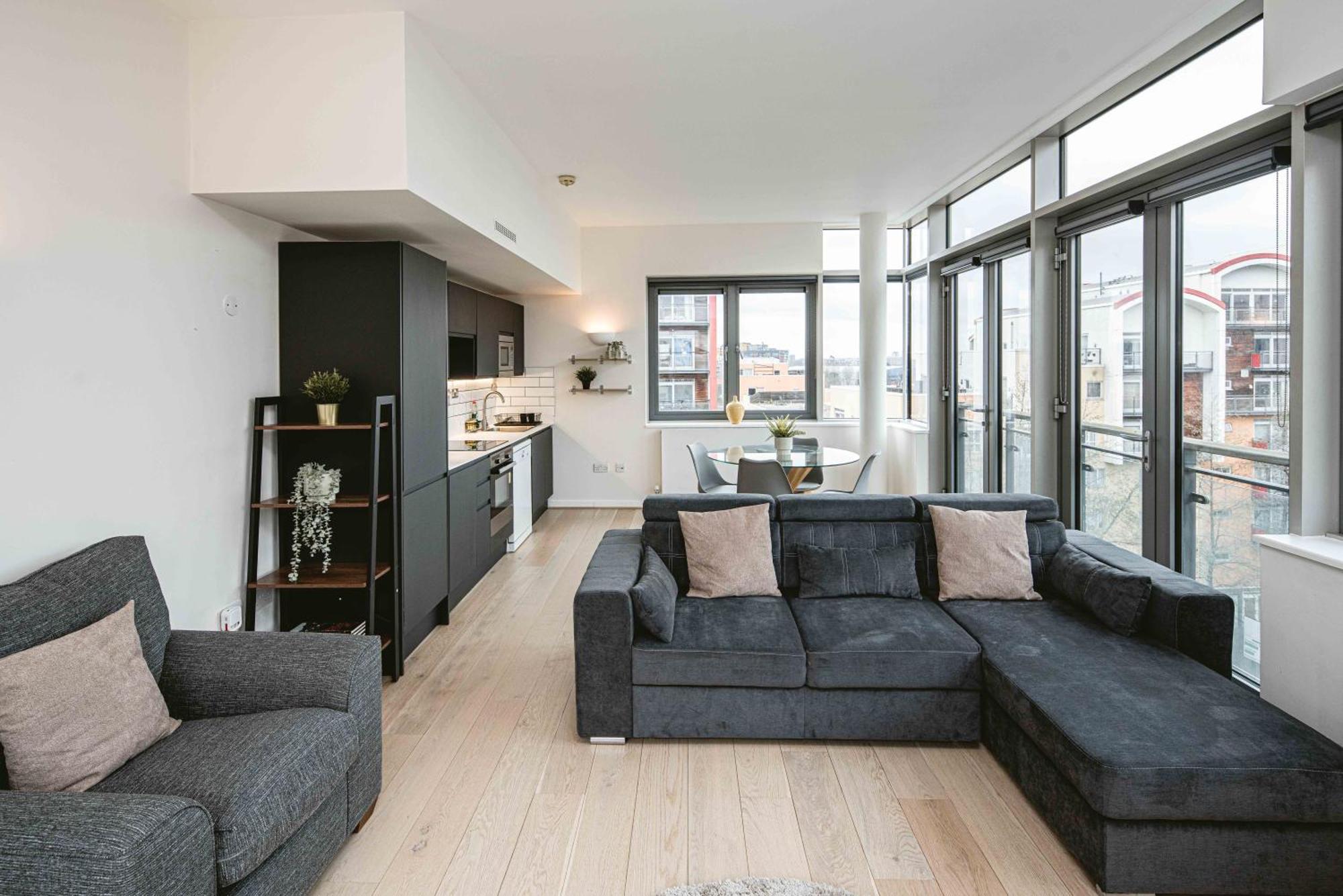 Beautiful Penthouse Apartment With Private Terrace In Greenwich Peninsula لندن المظهر الخارجي الصورة